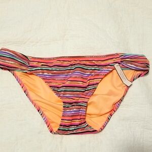 Victoria's Secret Multicolor Striped Bikini Bottom